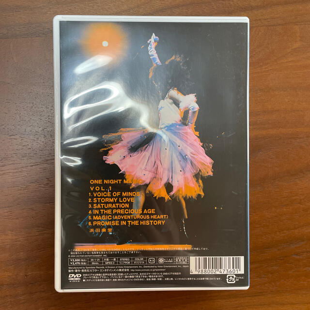 浜田麻里 DVD / ONE　NIGHT　MAGIC　Vol．1  エンタメ/ホビーのDVD/ブルーレイ(ミュージック)の商品写真