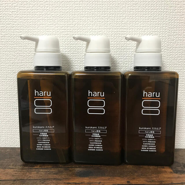 haru 黒髪スカルプ　400ml