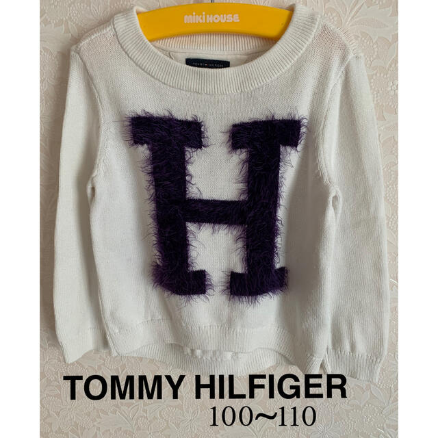TOMMY HILFIGER(トミーヒルフィガー)の⭐️TOMMY HILFIGERトミーヒルフィガー⭐️キッズニットトップスXS キッズ/ベビー/マタニティのキッズ服男の子用(90cm~)(ニット)の商品写真