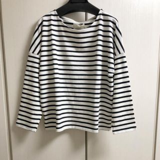 アングリッド(Ungrid)の新品 サイドスリットボーダーロングスリーブTee(Tシャツ(長袖/七分))