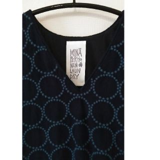 ミナペルホネン ひざ丈ワンピース(レディース)(コーデュロイ)の通販 ミナペルホネン ひざ丈ワンピース(レディース)(コーデュロイ)の通販