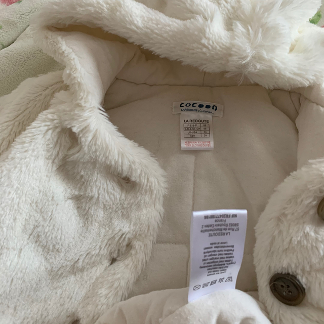 お洒落 Bonpoint✳︎ファーコート✳︎2y kids-nurie.com