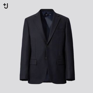 ジルサンダー(Jil Sander)の+J ユニクロ ウールテーラードジャケット セットアップ可能 ジルサンダー 紺②(テーラードジャケット)