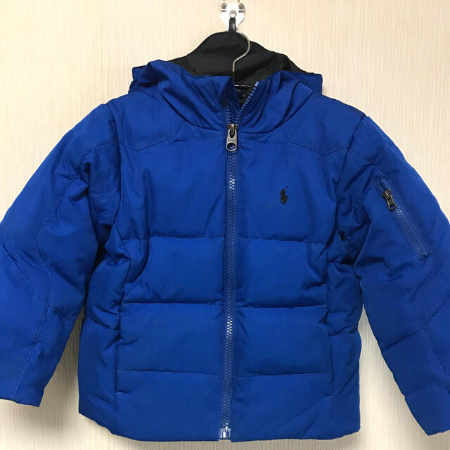 POLO RALPH LAUREN(ポロラルフローレン)の☆専用☆ ポロ　ラルフローレン　キッズ　ダウン　ブルー　3T キッズ/ベビー/マタニティのキッズ服男の子用(90cm~)(ジャケット/上着)の商品写真