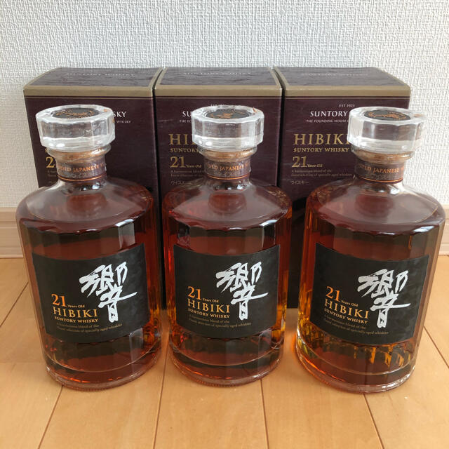 SUNTORY 響21年 700ml 新品未開栓 3本