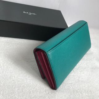 Paul Smith - ポールスミス Paul Smith カラーブロック 長財布 かぶせ