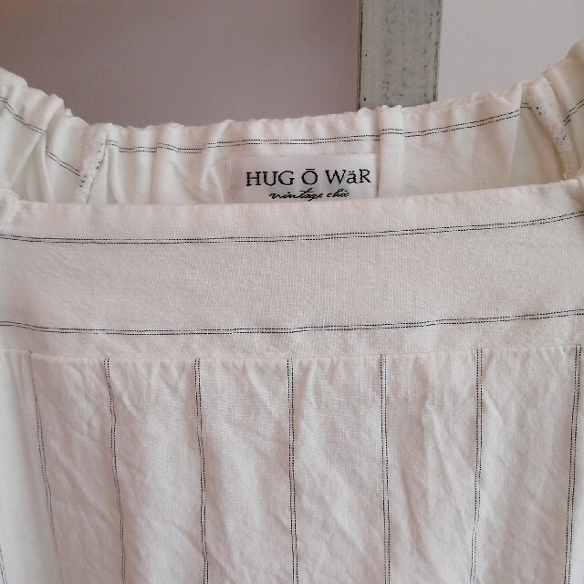 Hug O War(ハグオーワー)のハグオーワーストライプブラウス レディースのトップス(Tシャツ(長袖/七分))の商品写真