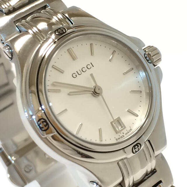 よろしくお】 良品☆新品電池 GUCCIグッチ 9040L レディース腕時計
