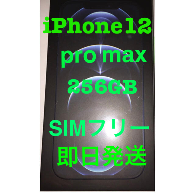 iPhone12ProMax  256GB  SIMフリー  パシフィックブルー