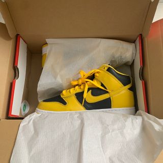 ナイキ(NIKE)のNIKE DUNK HIGH varsity maize(スニーカー)