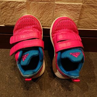 アディダス(adidas)の女の子 スニーカー 12cm ピンク(スニーカー)