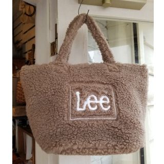 リー(Lee)のLee もこもこボアミニトートバッグ(ブラウン)(トートバッグ)