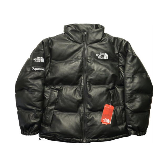 supreme north face leather ヌプシ　Mレザージャケット