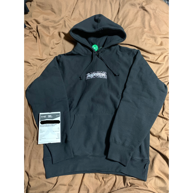 Supreme bandana box logo hooded black M