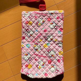 ハローキティ(ハローキティ)のハンドメイド　キティちゃんシューズバック　上履き入れ(シューズバッグ)