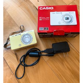 カシオ(CASIO)のCASIO デジカメ　EXILIM EX-ZR70 イエロー(コンパクトデジタルカメラ)