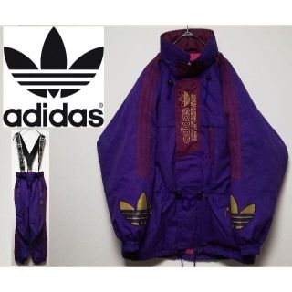 549 90年代 adidas デサント 中綿 マウンテンパーカー セットアップ