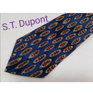 エステーデュポン(S.T. Dupont)の美品★エス・テー・デュポン（S.T. Dupont）★気品溢れる高級ネクタイ★(ネクタイ)