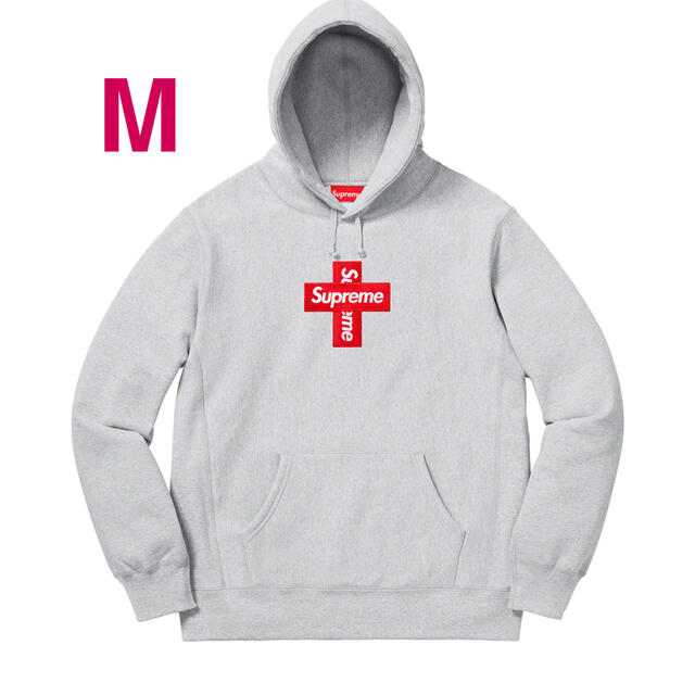 Supreme Cross Box Logo Hooded Sweatshirt