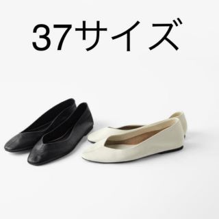 ザラ(ZARA)のZARA ソフトレザーバレエシューズ　37 激安！！(バレエシューズ)