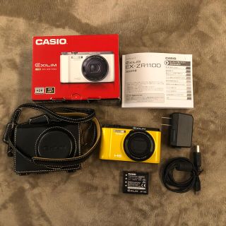 カシオ(CASIO)のCASIO EXILIM EX-ZR1100 イエロー(コンパクトデジタルカメラ)