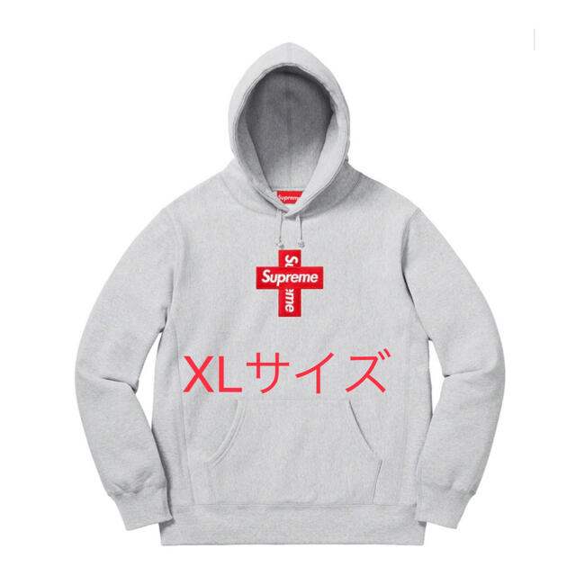 Supreme Cross Box Logo Hooded Sweatshirt