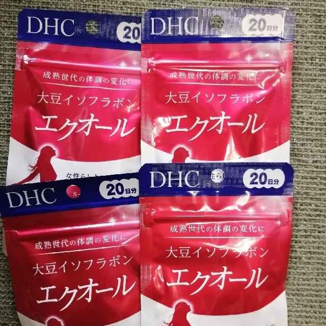 DHC 大豆イソフラボン エクオール 20日分 × 4袋