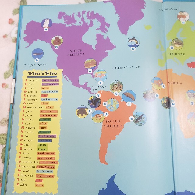 英語の絵本　A TO Z ANIMALS AROUNDO THE WORLD エンタメ/ホビーの本(絵本/児童書)の商品写真