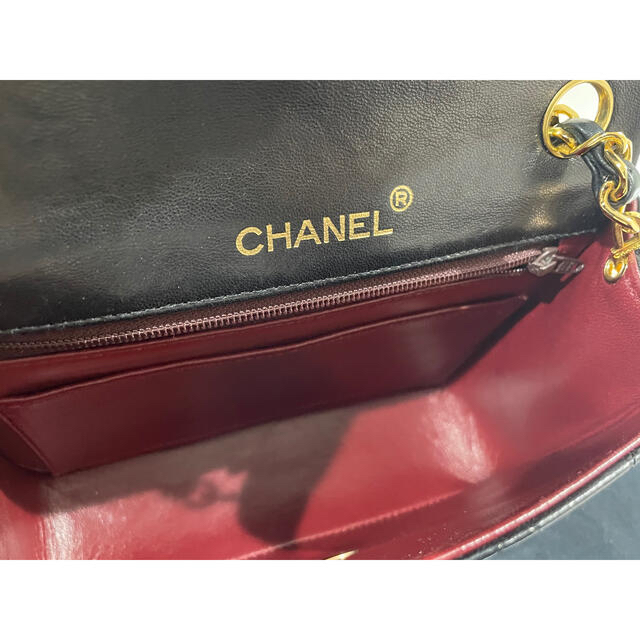 極美品 シャネル ミニマトラッセ チェーンショルダーバッグ レディース
