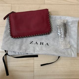 ザラ(ZARA)のzara    スタッズ　チェーン  ウォレット(ショルダーバッグ)