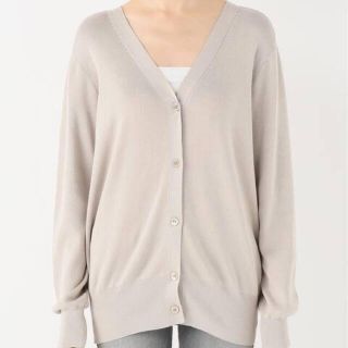 アパルトモンドゥーズィエムクラス(L'Appartement DEUXIEME CLASSE)のアパルトモン　Silk*CTN 2Way カーディガン◆ ベージュ(カーディガン)