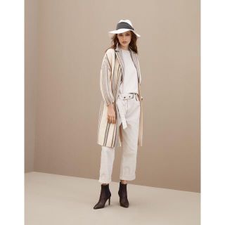 ブルネロクチネリ(BRUNELLO CUCINELLI)の19FW ブルネロクチネリ モニーレ ハンドフィニッシュ カシミア コート 38(チェスターコート)