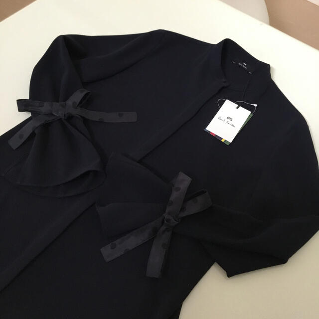 paul Smith 40 ネイビー ブラウス 新品ダグ付き なご様専用 お気に入り