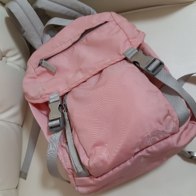 ポンデミッキー様専用PRADAリュック /ピンク✕グレー レディース