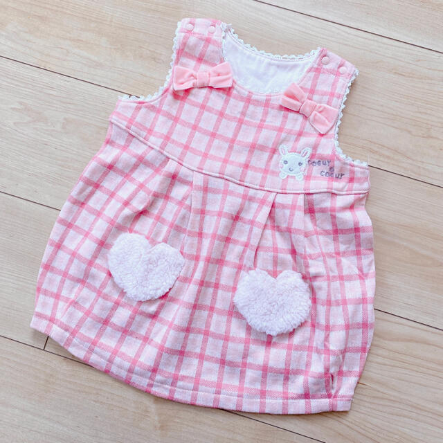 coeur a coeur(クーラクール)のクーラクール　チュニック　ワンピース　90 キッズ/ベビー/マタニティのキッズ服女の子用(90cm~)(ワンピース)の商品写真