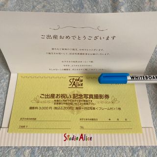 スタジオアリス　優待券(その他)