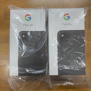 アンドロイド(ANDROID)の新品未使用Google pixel4a SIMフリー 2台セット  (スマートフォン本体)