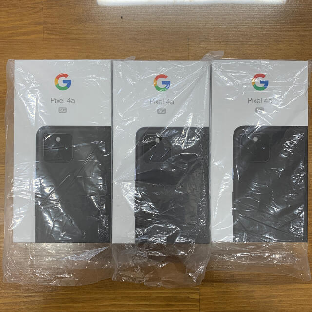 新品未使用 Google Pixel4a 5G SIMフリー 3台