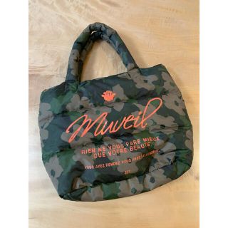 ミュベールワーク(MUVEIL WORK)の★最終値下げ★ミュベール muveil  ダウン　トートバッグ　カモフラ(トートバッグ)