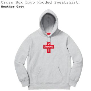 シュプリーム(Supreme)のSupreme cross box logo grey S (スウェット)