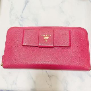 プラダ(PRADA)のひろっちさん専用PRADAサフィアーノ ラウンドファスナー長財布(財布)