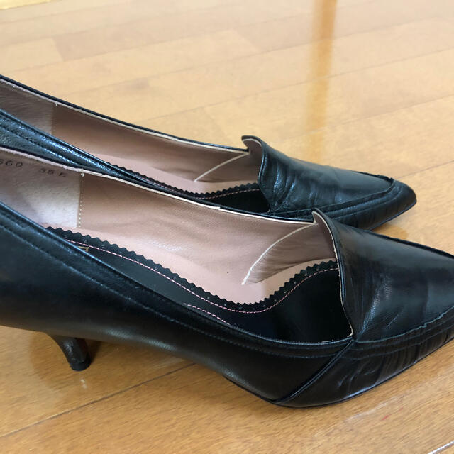 Vivienne Westwood(ヴィヴィアンウエストウッド)のヴィヴィアンウエストウッドハイヒールパンプス☆新品・未使用☆サイズ35☆黒 レディースの靴/シューズ(ハイヒール/パンプス)の商品写真