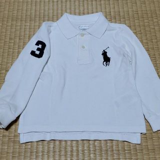 ラルフローレン(Ralph Lauren)のRALPH LAUREN　白ポロシャツ 24m/90(Tシャツ/カットソー)