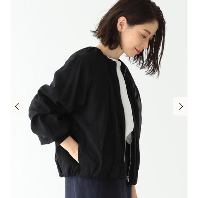 Demi-Luxe BEAMS - Demi-Luxe BEAMS / フロント ジップ ギャザー Demi-Luxe BEAMS - Demi-Luxe BEAMS / フロント ジップ ギャザー