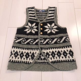 ビームス(BEAMS)のBEAMS ビームス ノルディック柄 ニット ベスト ＜未使用＞(ベスト/ジレ)