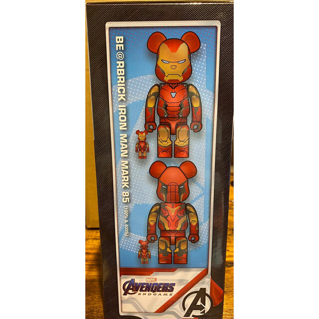 MEDICOM TOY(メディコムトイ)のBE@RBRICK IRON MAN MARK 85 400％ 2セット エンタメ/ホビーのフィギュア(その他)の商品写真