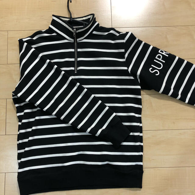 supreme half zip sweat