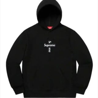 シュプリーム(Supreme)のSupreme  cross box logo hoodedシュプリームMサイズ(パーカー)