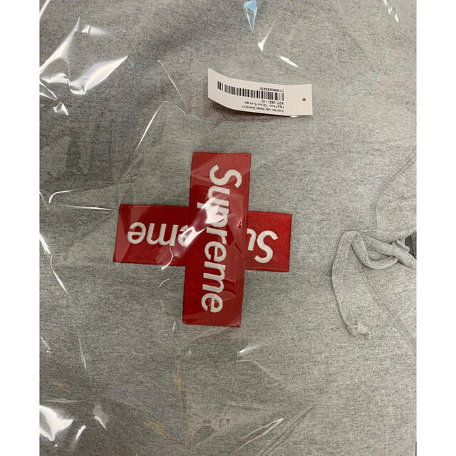 Supreme(シュプリーム)のSupreme Cross Box Logo シュプリーム ボックス ロゴ L メンズのトップス(パーカー)の商品写真