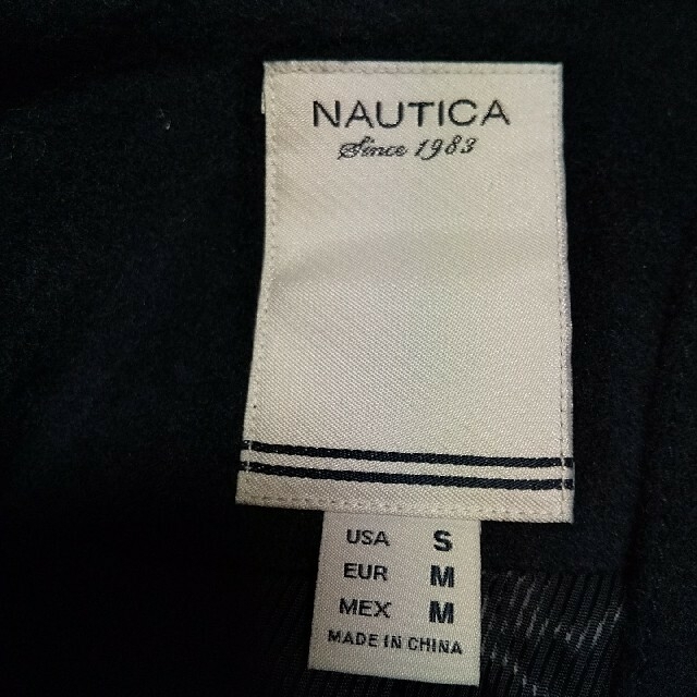 NAUTICA  ノーカラーコート  ジャケット